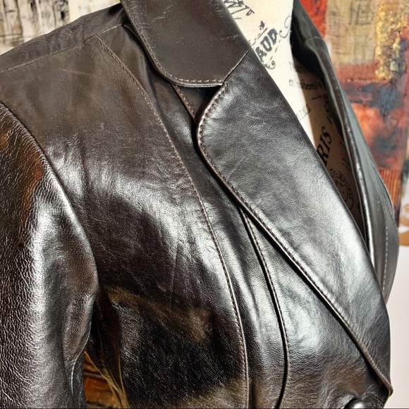 Vintage Gianfranco Rossi 3/4 Length Sleeve Moto - Picture 4 of 7